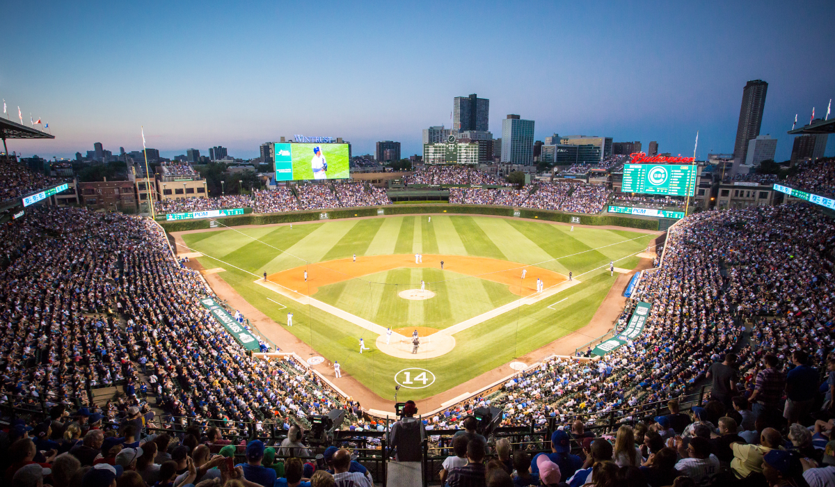 chicago's wrigley field, where the cubs play