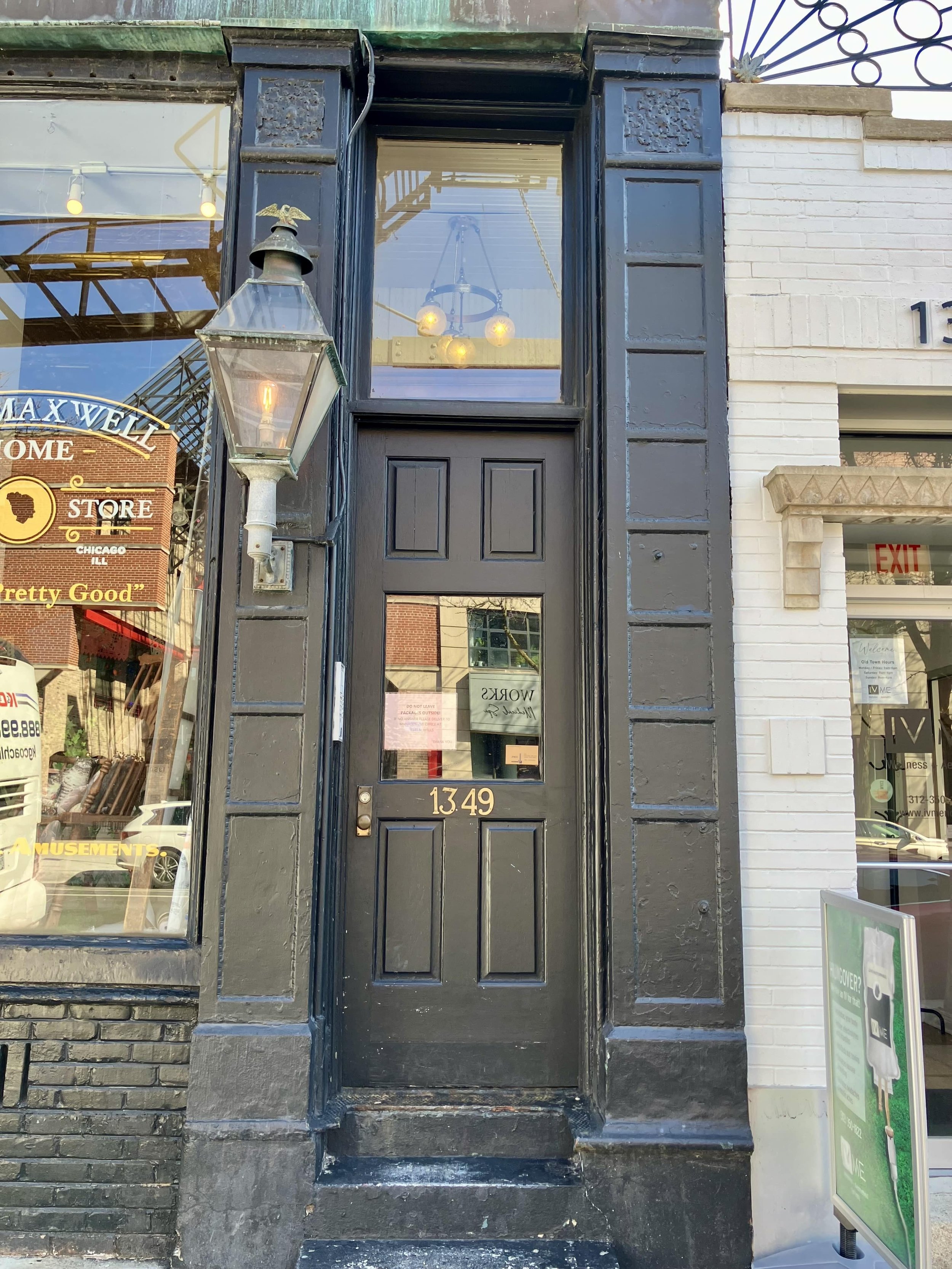  Chicago building at 1349 N Wells where Jeremiah Weinberger worked; now it is a General Store 