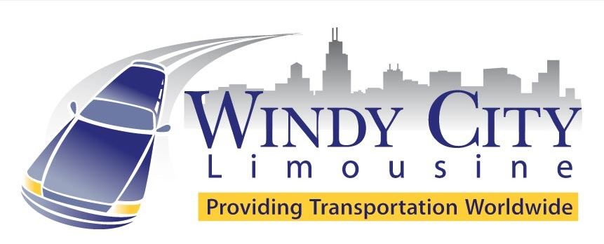 windy city limosine logo - providing transportation worldwide