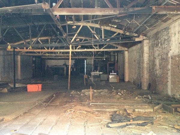  interior of the dilapidated building that was once Carol’s Speakeasy on 1355 N Wells in Chicago 