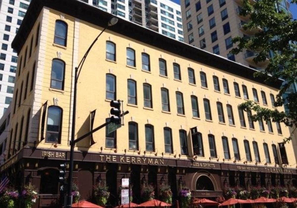 exterior view of the kerryman bar, formerly known as the mcgovern saloong were Dean O'Banion worked as a waiter