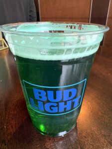 Green Beer for St Patrick's Day
