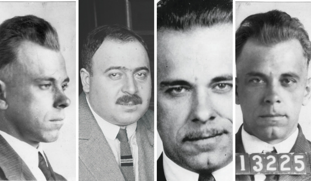 pictures of infamous chicago gangsters including john dillinger and al capone