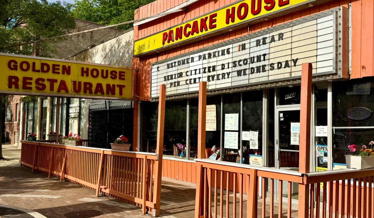 Gold house restaurant used as the filming locaiton for Pattie's Pies in Shameless